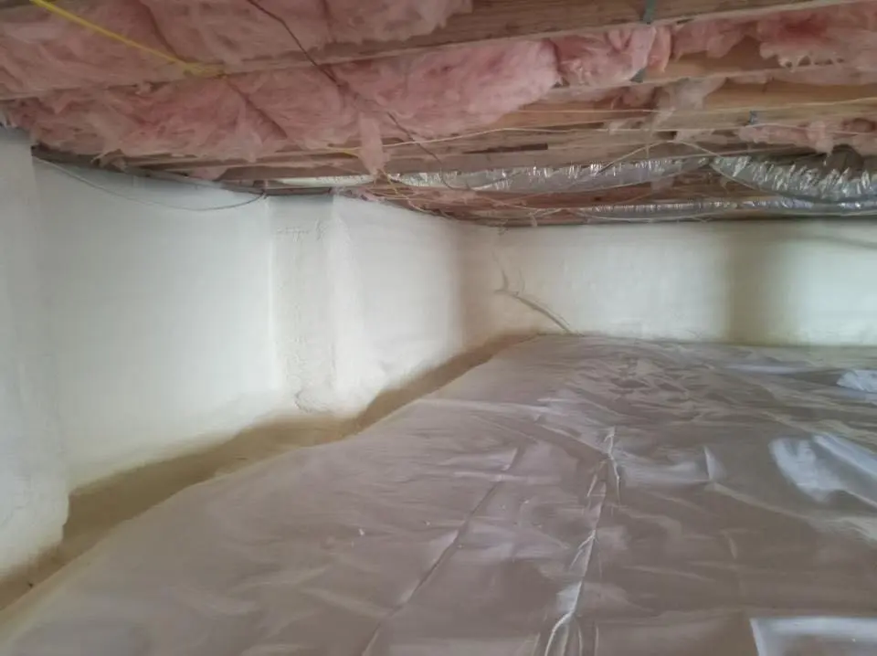 Crawl space encapsulation with closed-cell spray foam for Spray Foam Roofing Repair in Plumas Lake